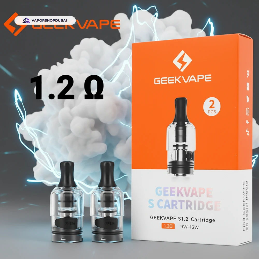 Geekvape Wenax S3 Replacement Pods 2ml 2 pieces Pod Kit In UAE 2 Geekvape Wenax S3 Replacement Pods 2ml 2 pieces in the UAE