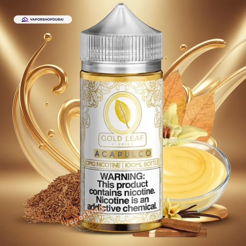 Gold Leaf 100ML E Liquid In UAE 3 Gold Leaf 100ML E Liquid In UAE