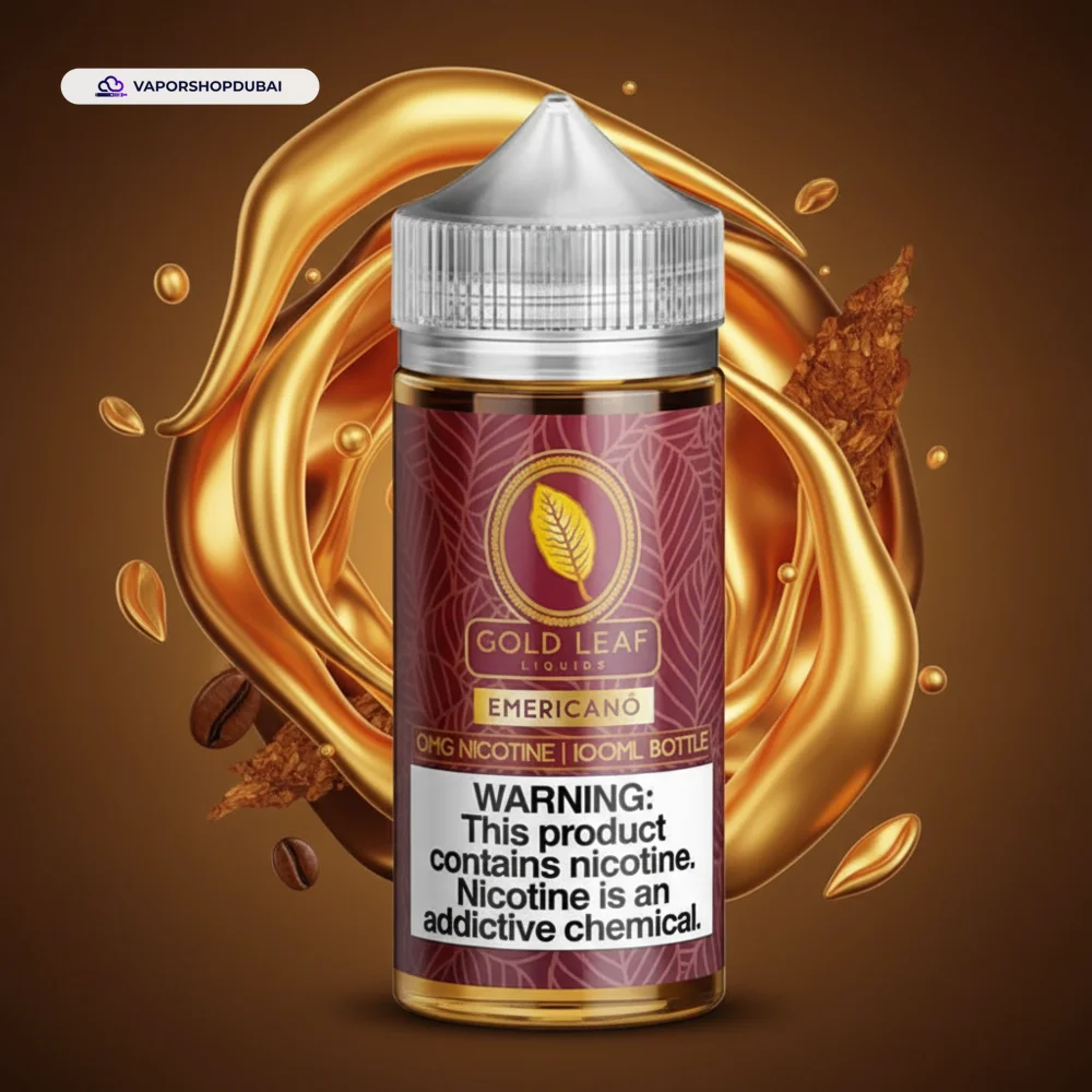 Gold Leaf 100ML E Liquid In UAE 14 gold-leaf-emericano