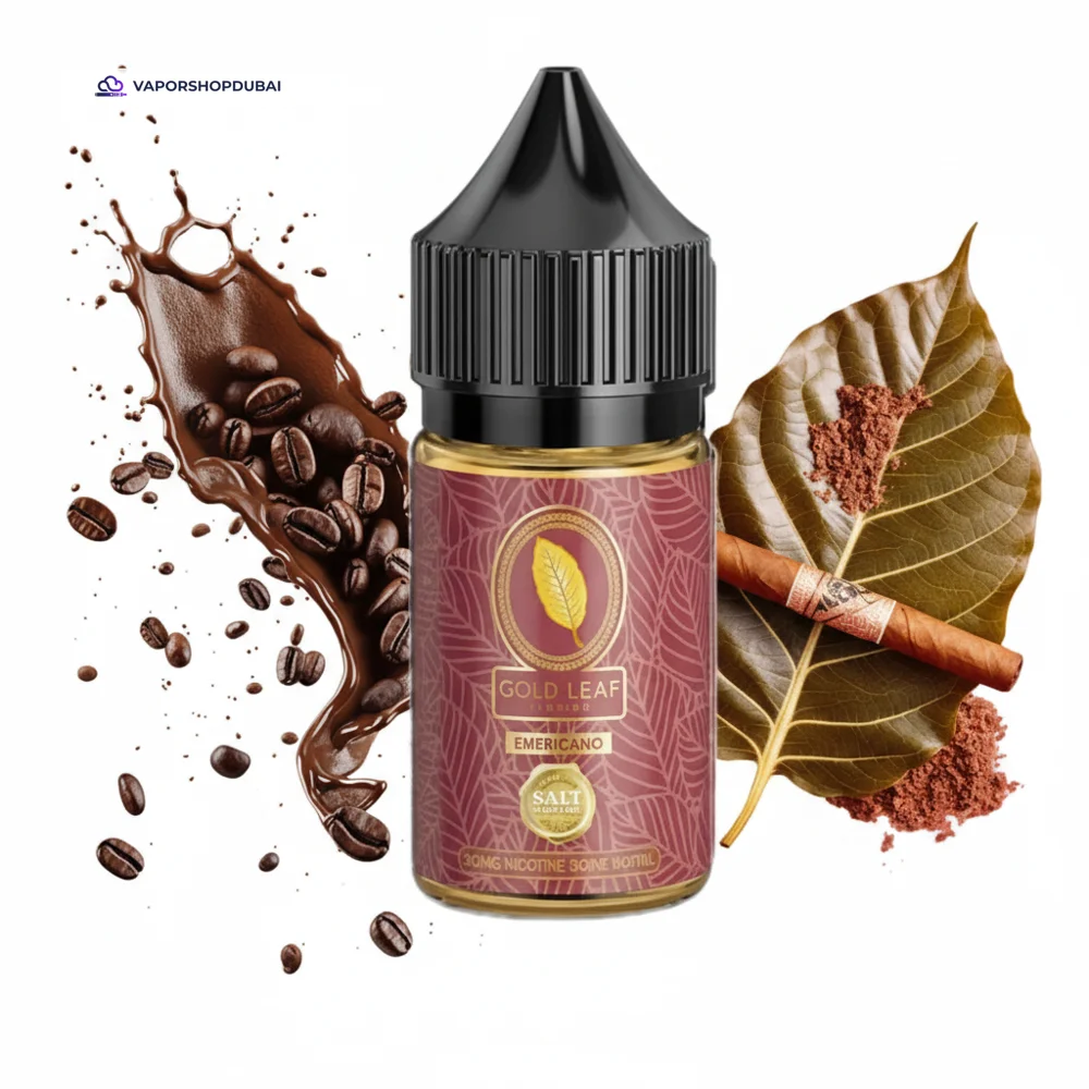 GOLD LEAF Salt Nic 30ml E-liquid In UAE 8 emericano