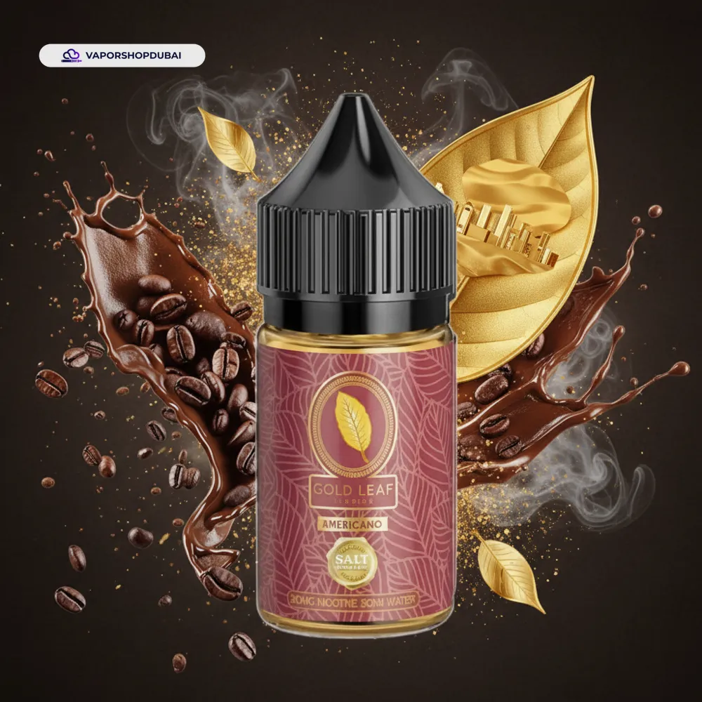 GOLD LEAF Salt Nic 30ml E-liquid In UAE 2 GOLD LEAF Salt Nic 30ml E-liquid in DUBAI