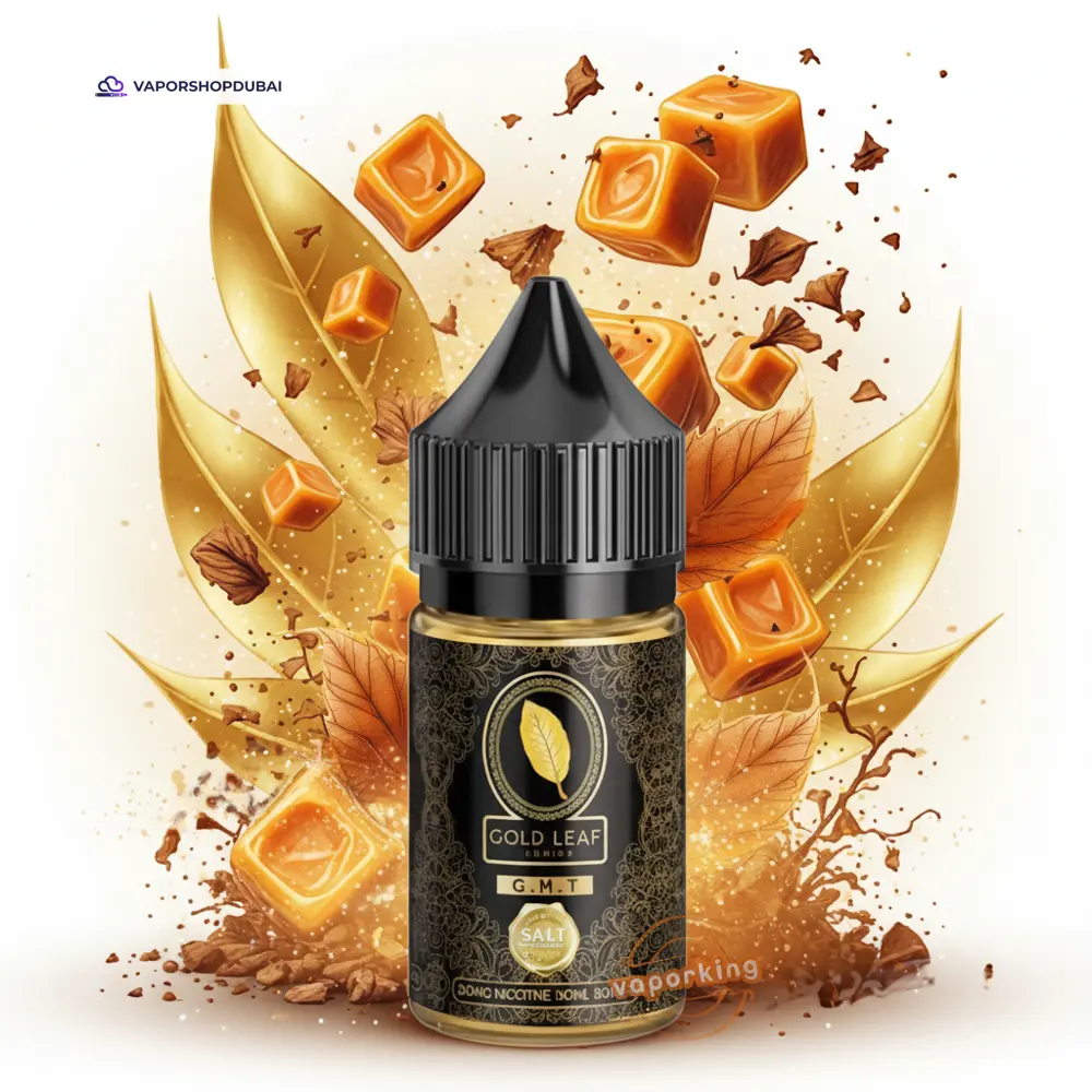 GOLD LEAF Salt Nic 30ml E-liquid In UAE 3 GOLD LEAF Salt Nic 30ml E-liquid in DUBAI