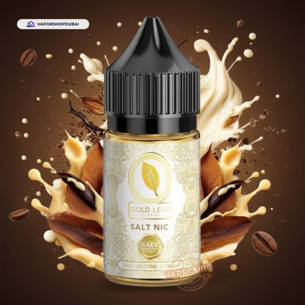 GOLD LEAF Salt Nic 30ml E-liquid In UAE 4 GOLD LEAF Salt Nic 30ml E-liquid in DUBAI