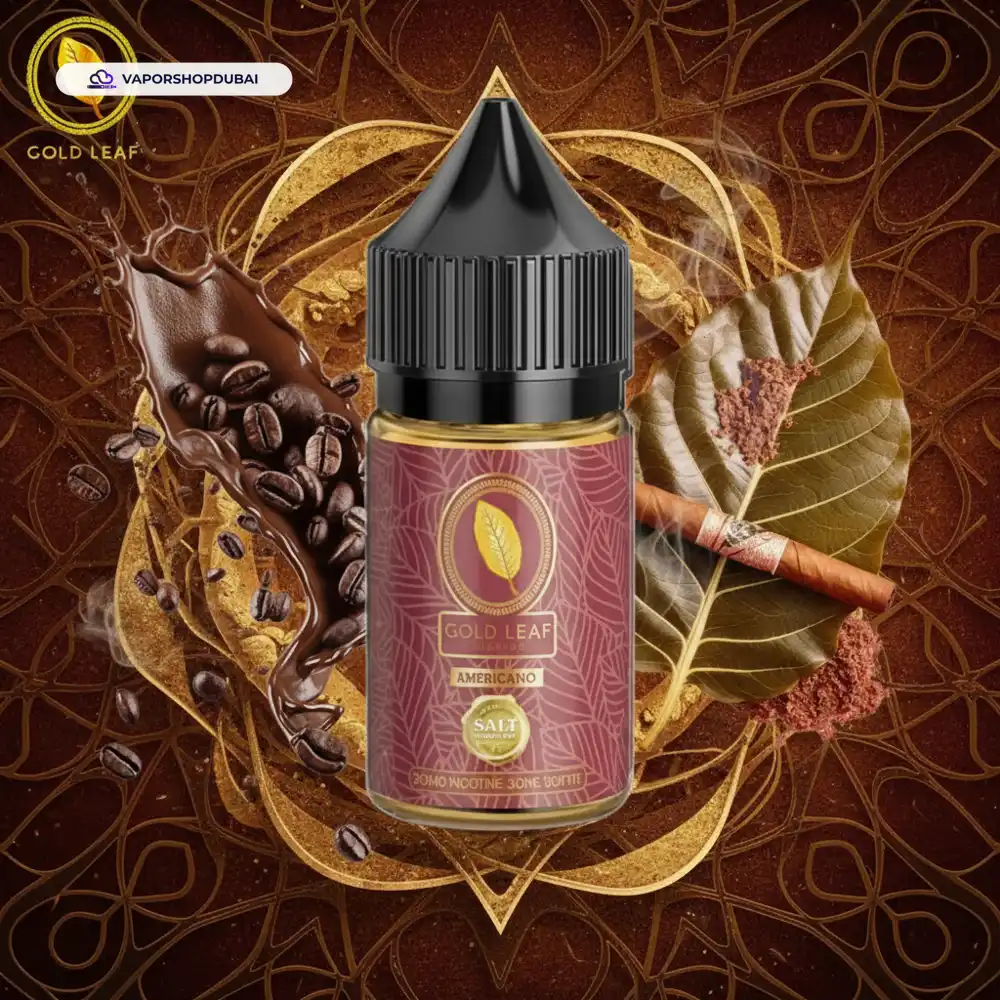 GOLD LEAF Salt Nic 30ml E-liquid In UAE 5 GOLD LEAF Salt Nic 30ml E-liquid in DUBAI
