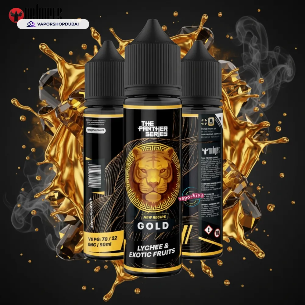 GOLD PANTHER BY DR VAPES 60ML IN UAE 1 GOLD PANTHER BY DR VAPES 60ML IN UAE