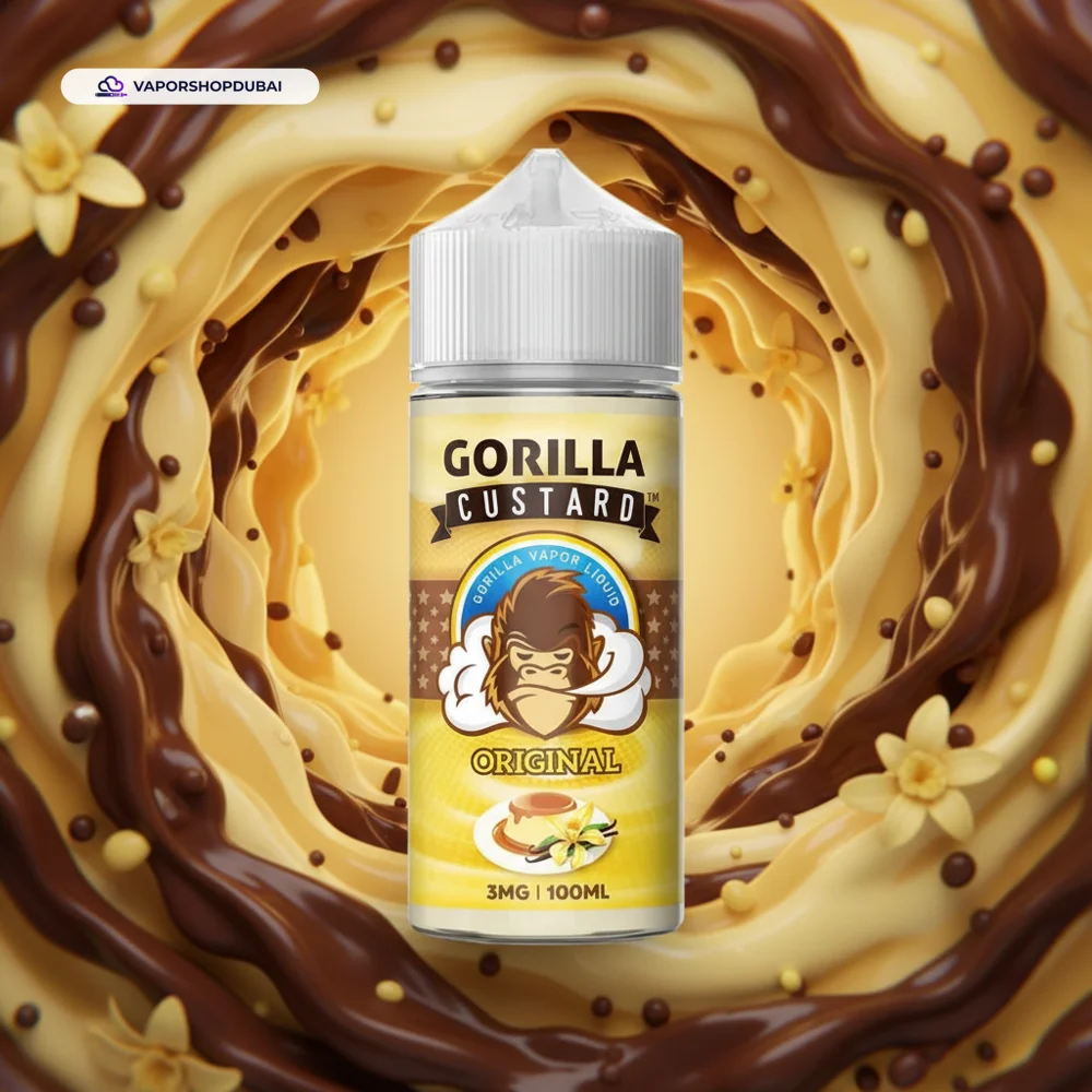 Gorilla Custard 100ml E-Liquid In UAE 4 Gorilla Custard 100ml E-Liquid In UAE,DUBAI
