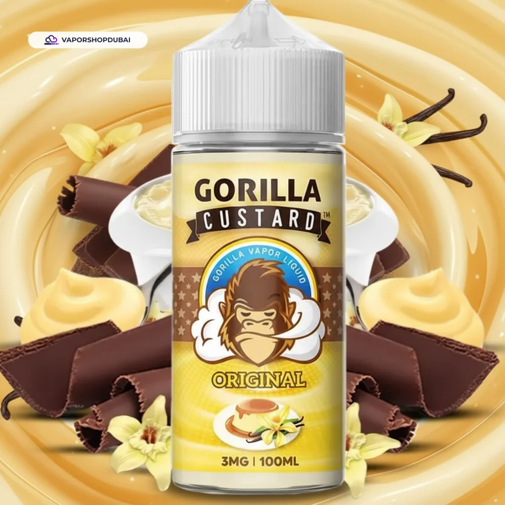 Gorilla Custard 100ml E-Liquid In UAE 8 original