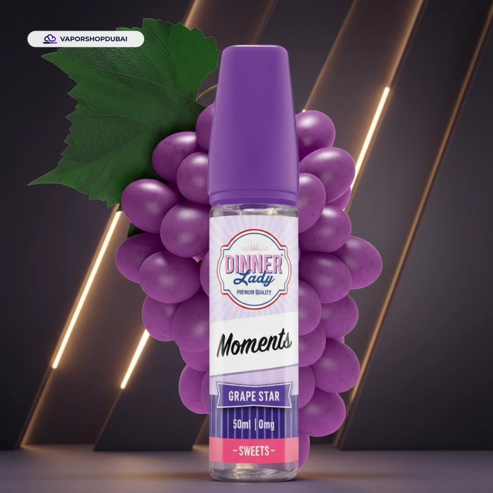 Grape Star Dinner Lady Moments 60ml E-Liquid In UAE 2 Premium