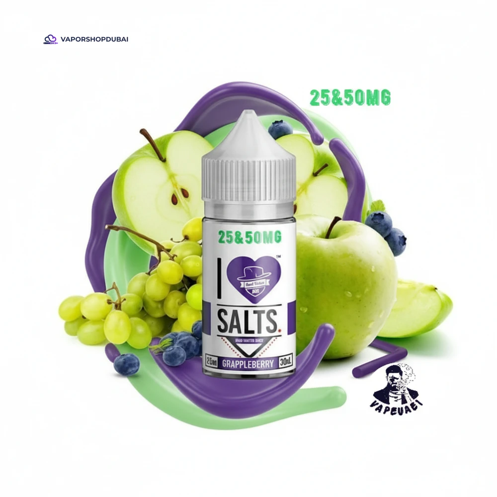 Grappleberry I Love Salts by Mad Hatter Juice E-Liquid In UAE 1 Grappleberry I Love Salts by Mad Hatter Juice