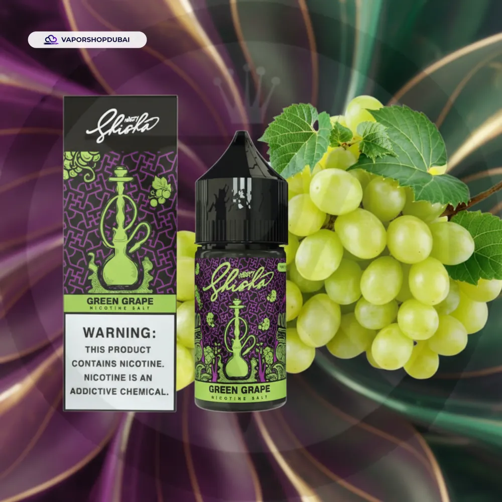 GREEN GRAPE BY NASTY SHISHA NICOTINE SALT 30ML E-Shisha In UAE 2 Premium