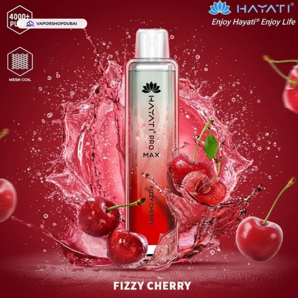 Hayati Pro Max 4000 Puffs Disposable Vape In UAE 8 fizzy-cherry