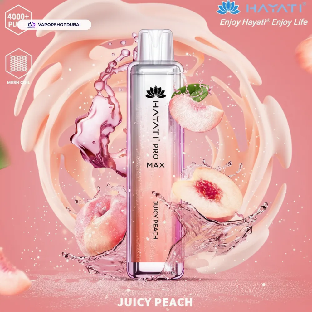 Hayati Pro Max 4000 Puffs Disposable Vape In UAE 10 juicy-peach