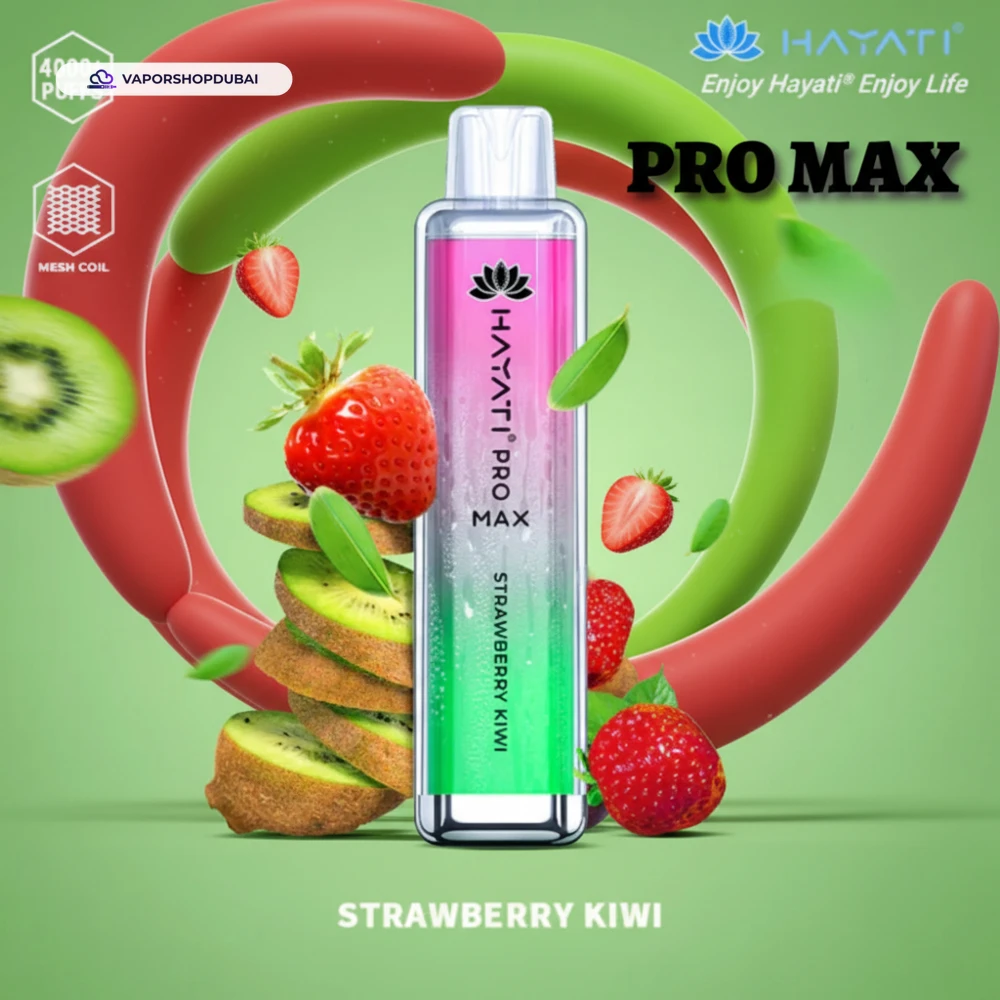 Hayati Pro Max 4000 Puffs Disposable Vape In UAE 16 strawberry-kiwi