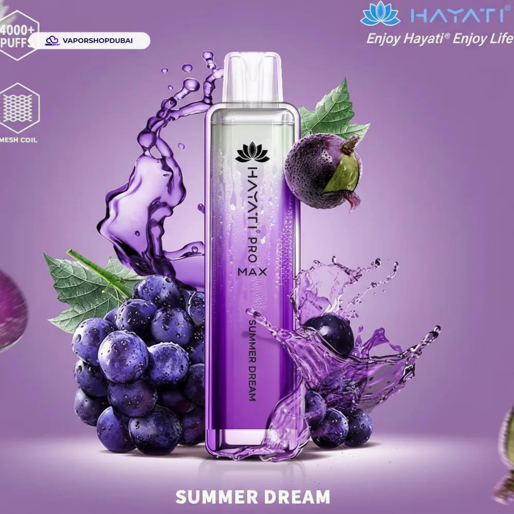 Hayati Pro Max 4000 Puffs Disposable Vape In UAE 19 summer-dreams