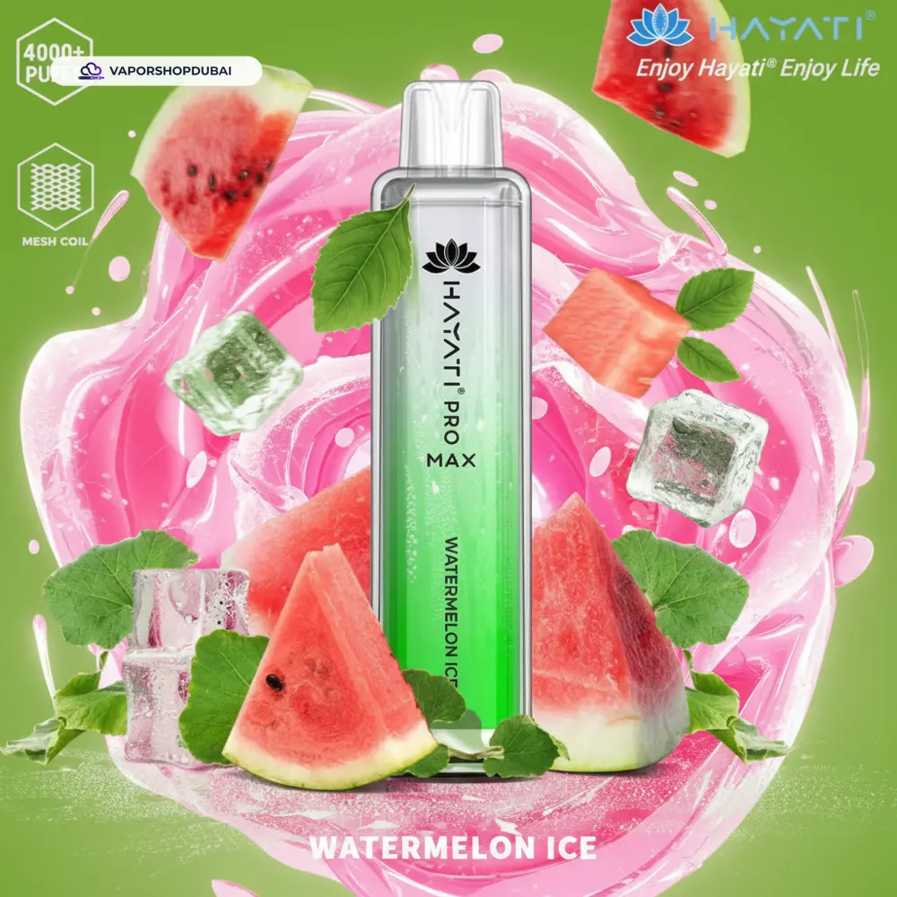 Hayati Pro Max 4000 Puffs Disposable Vape In UAE 21 watermelon-ice