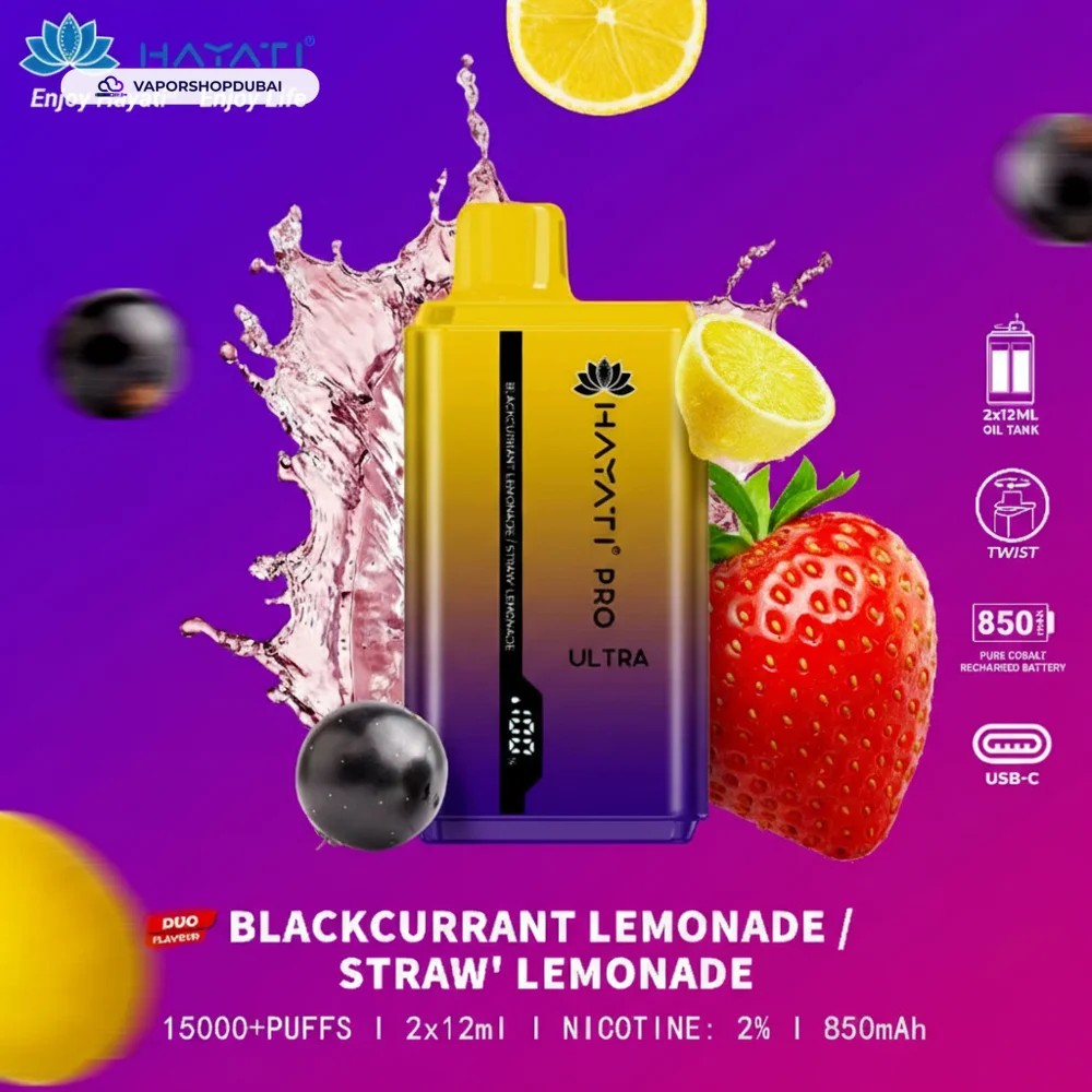 Hayati Pro Ultra 15000 Puffs Disposable Vape In UAE 12 Hayati Pro Ultra 15000 Puffs Disposable Vape In UAE