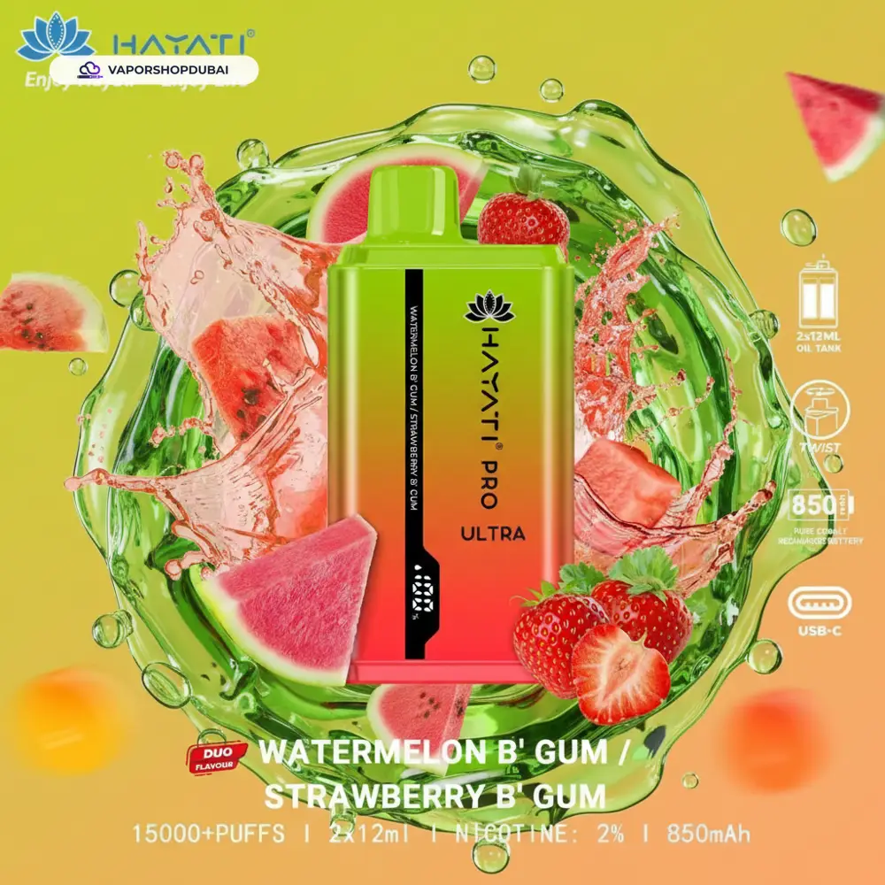 Hayati Pro Ultra 15000 Puffs Disposable Vape In UAE 17 Hayati Pro Ultra 15000 Puffs Disposable Vape In UAE