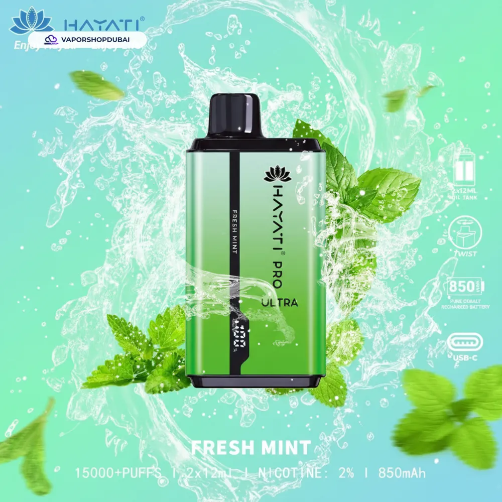 Hayati Pro Ultra 15000 Puffs Disposable Vape In UAE 22 Hayati Pro Ultra 15000 Puffs Disposable Vape In UAE