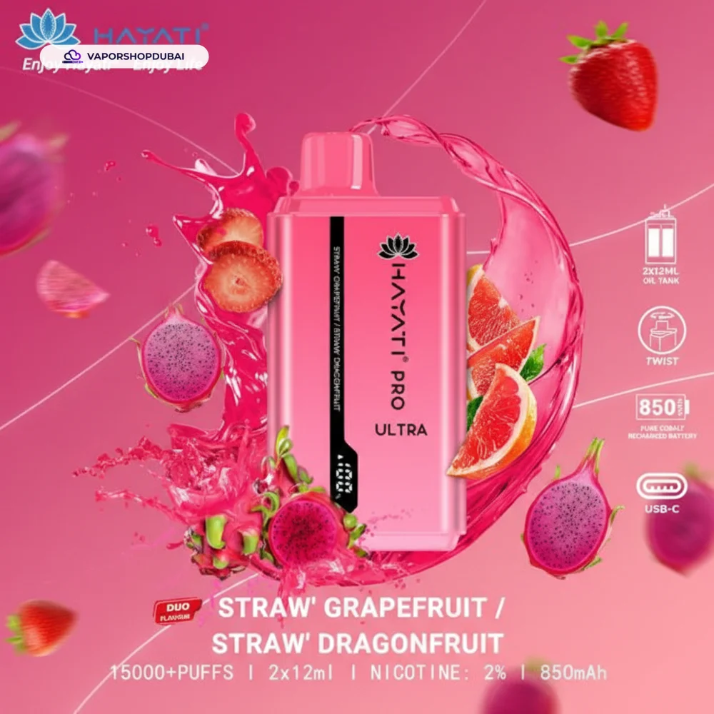 Hayati Pro Ultra 15000 Puffs Disposable Vape In UAE 27 Hayati Pro Ultra 15000 Puffs Disposable Vape In UAE