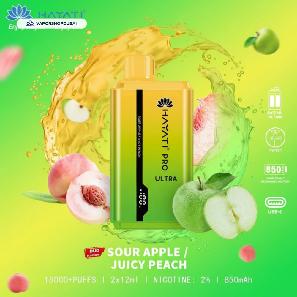Hayati Pro Ultra 15000 Puffs Disposable Vape In UAE 29 Hayati Pro Ultra 15000 Puffs Disposable Vape In UAE