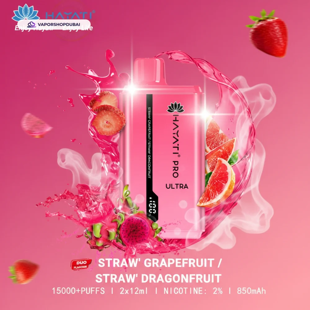 Hayati Pro Ultra 15000 Puffs Disposable Vape In UAE 4 Hayati Pro Ultra 15000 Puffs Disposable Vape In UAE