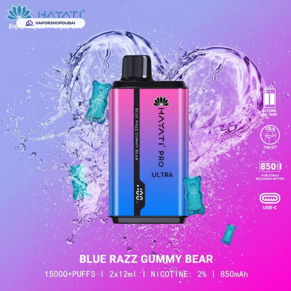 Hayati Pro Ultra 15000 Puffs Disposable Vape In UAE 36 Hayati Pro Ultra 15000 Puffs Disposable Vape In UAE