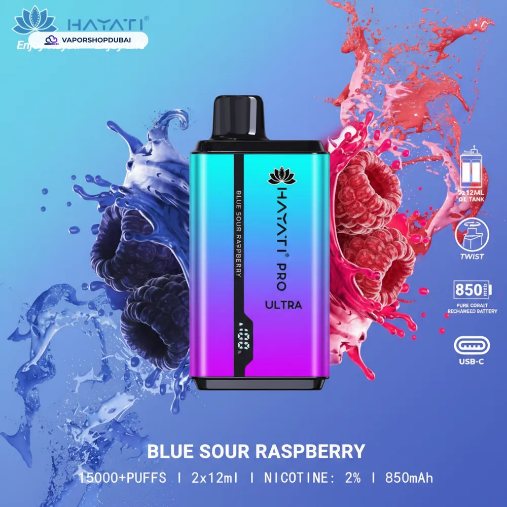 Hayati Pro Ultra 15000 Puffs Disposable Vape In UAE 38 Hayati Pro Ultra 15000 Puffs Disposable Vape In UAE