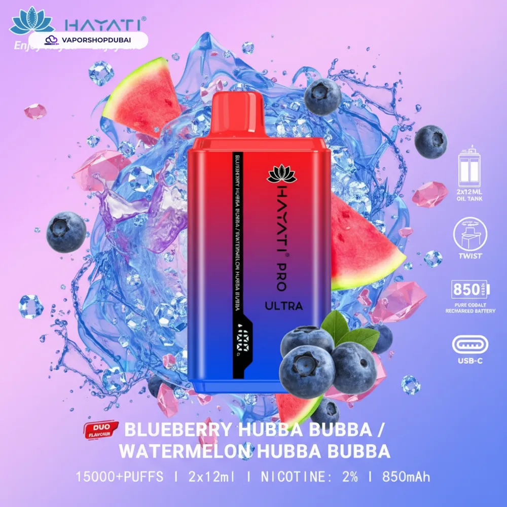Hayati Pro Ultra 15000 Puffs Disposable Vape In UAE 39 Hayati Pro Ultra 15000 Puffs Disposable Vape In UAE