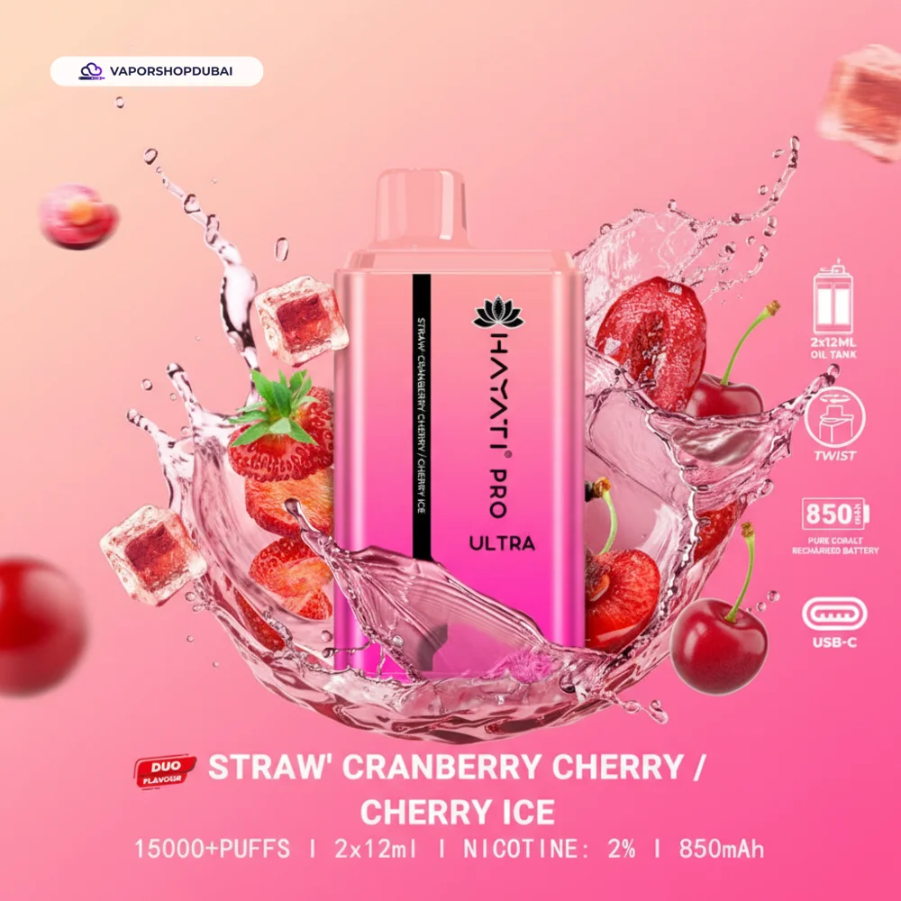 Hayati Pro Ultra 15000 Puffs Disposable Vape In UAE 5 Hayati Pro Ultra 15000 Puffs Disposable Vape In UAE