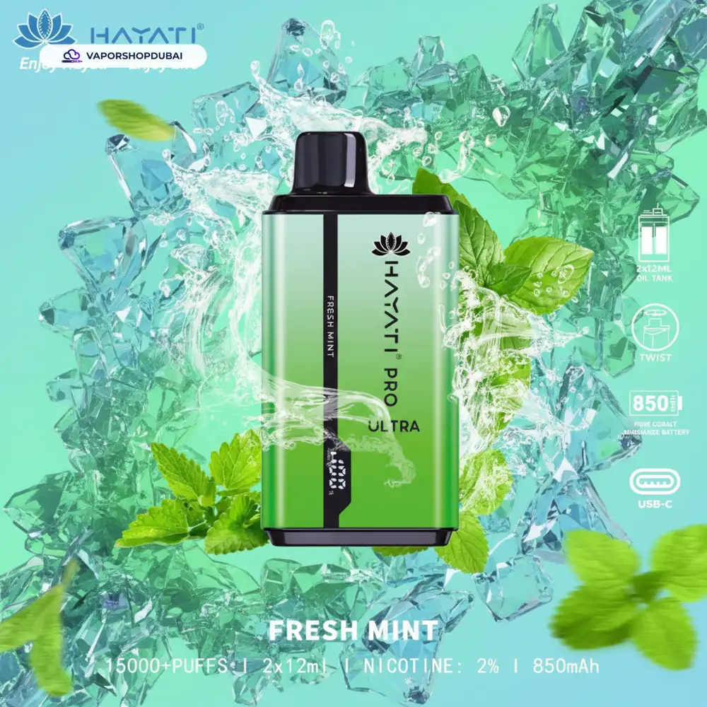 Hayati Pro Ultra 15000 Puffs Disposable Vape In UAE 46 Hayati Pro Ultra 15000 Puffs Disposable Vape In UAE