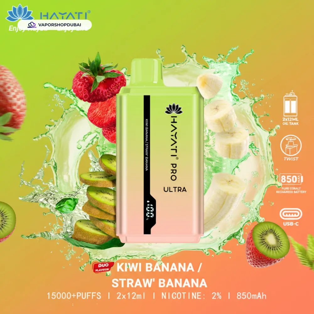 Hayati Pro Ultra 15000 Puffs Disposable Vape In UAE 8 Hayati Pro Ultra 15000 Puffs Disposable Vape In UAE