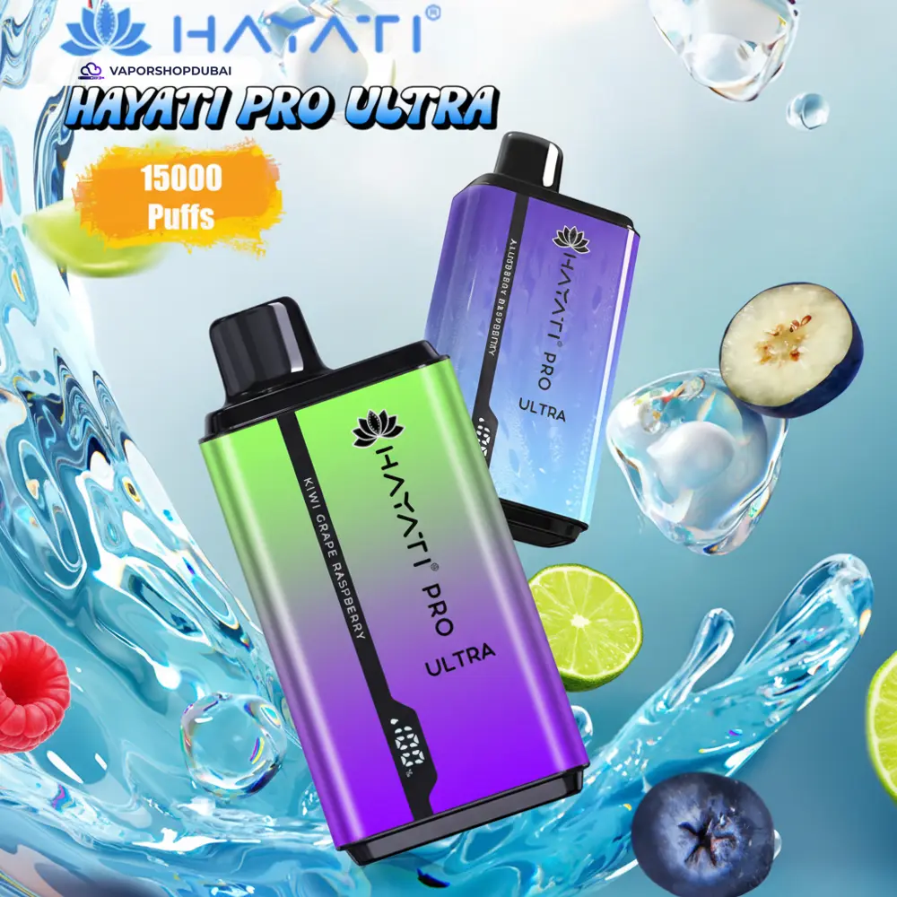 Hayati Pro Ultra 15000 Puffs Disposable Vape In UAE 70 Hayati Pro Ultra 15000 Puffs Disposable Vape In UAE Best Price Dubai