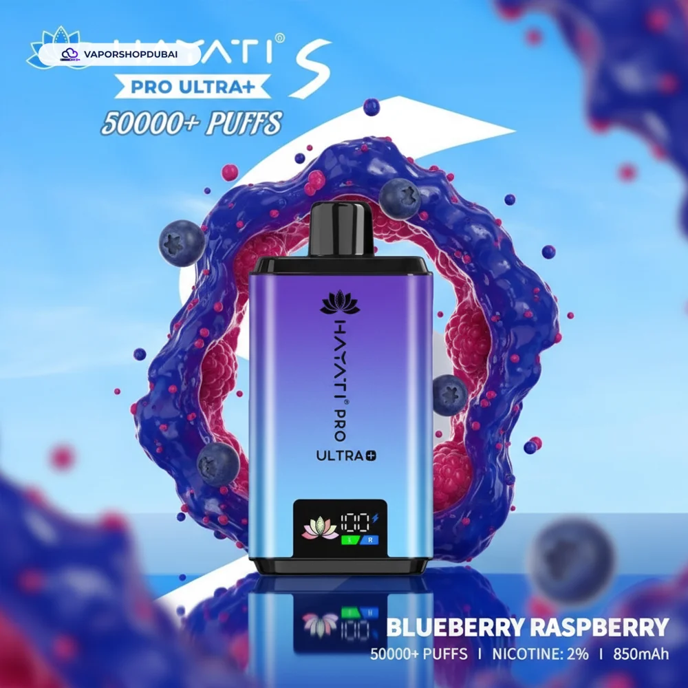 Hayati Pro Ultra+ S 50000 Puffs Disposable Vape In UAE 49 blueberry-raspberry