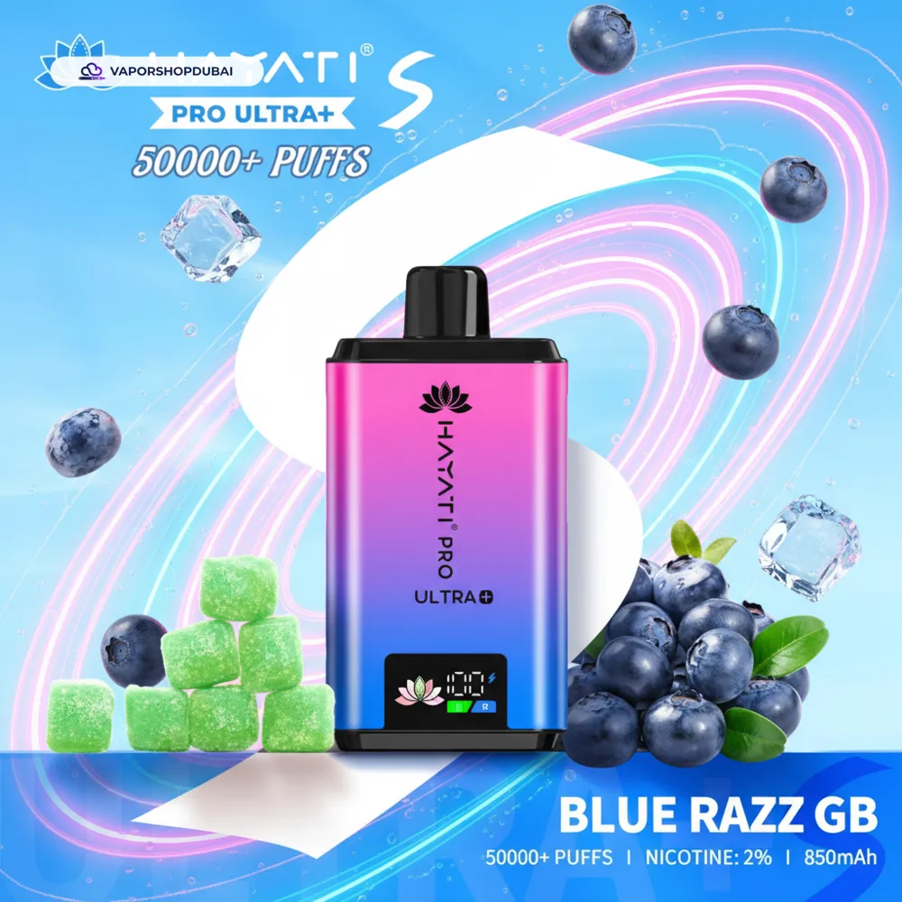 Hayati Pro Ultra+ S 50000 Puffs Disposable Vape In UAE 40 Hayati Pro Ultra+ S 50000 Puffs Disposable Vape In UAE