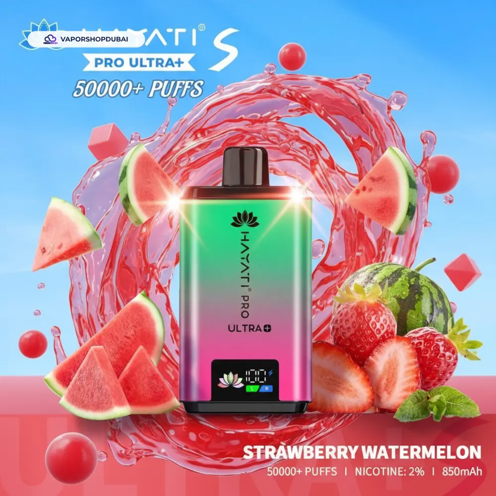 Hayati Pro Ultra+ S 50000 Puffs Disposable Vape In UAE 59 strawberry-watermelon