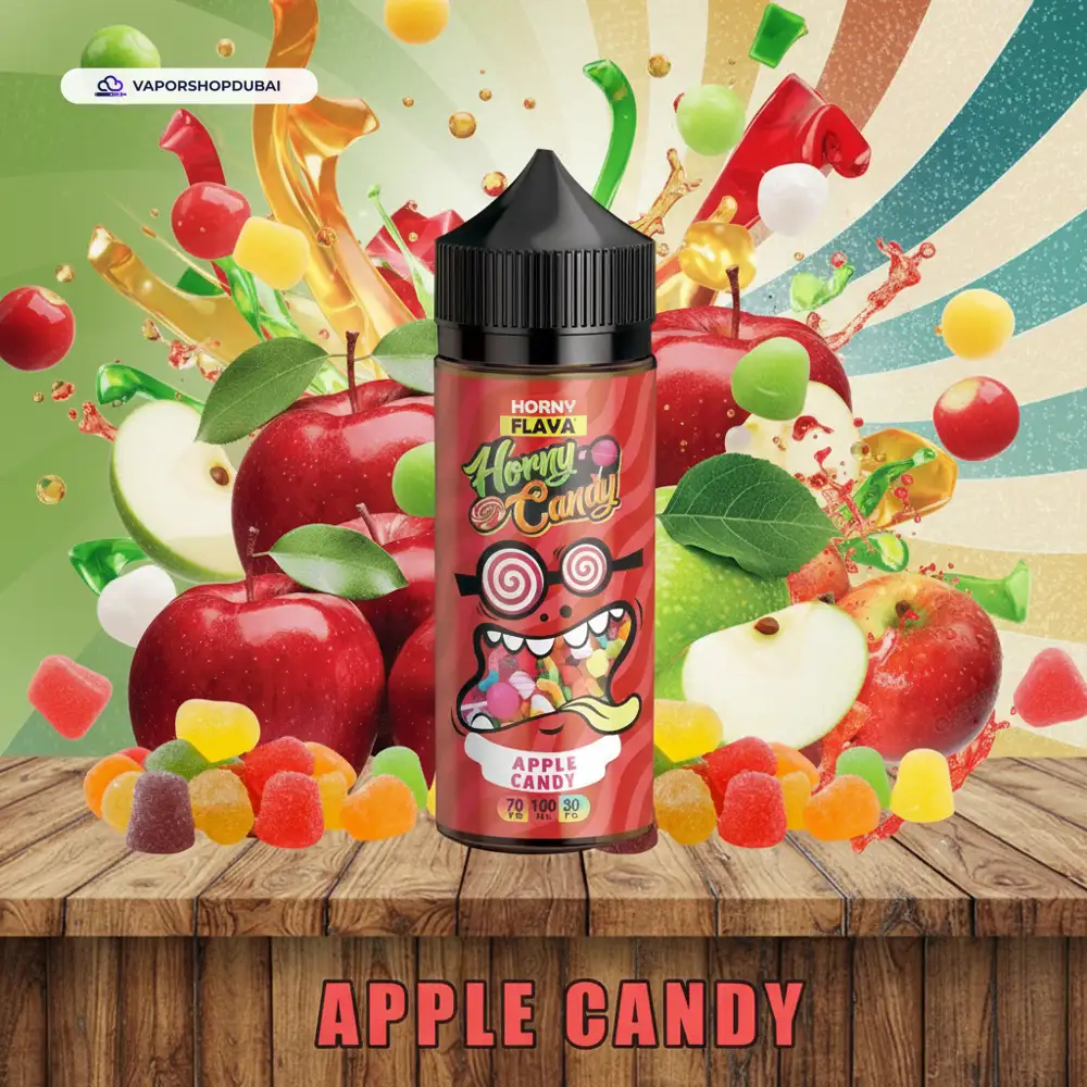 Horny Flava 120ml E-Liquid In UAE 41 apple-candy