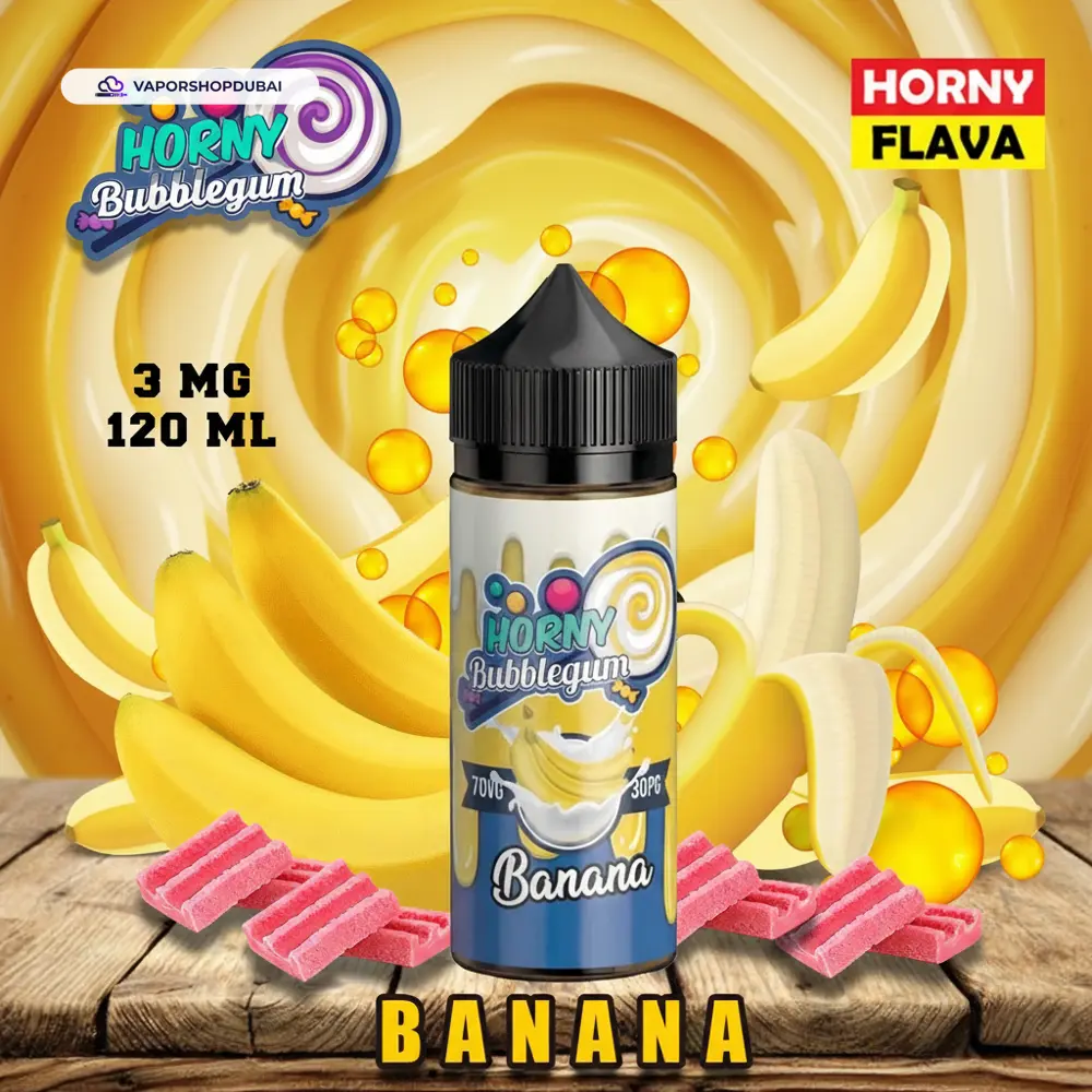 Horny Flava 120ml E-Liquid In UAE 35 banana