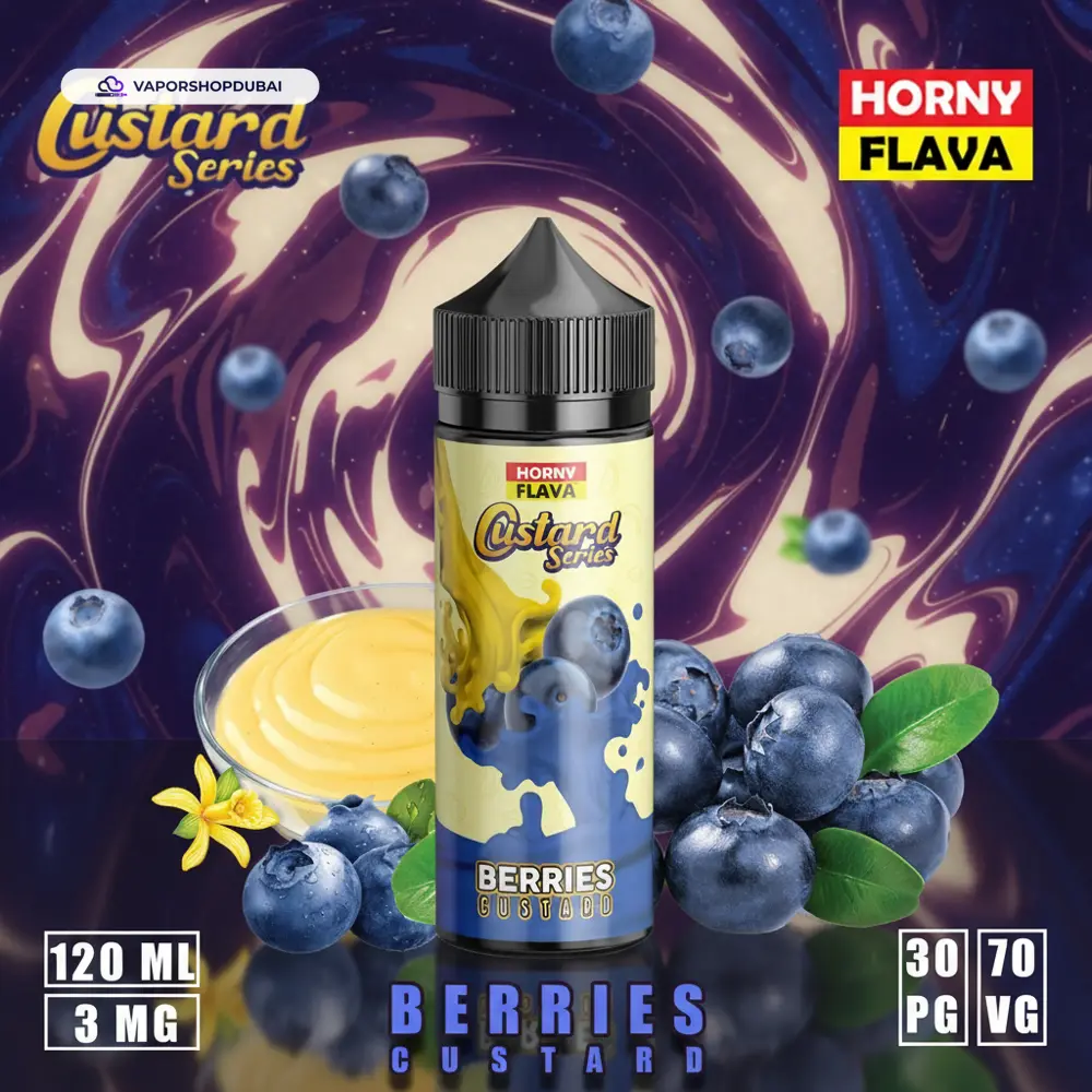 Horny Flava 120ml E-Liquid In UAE 36 berries