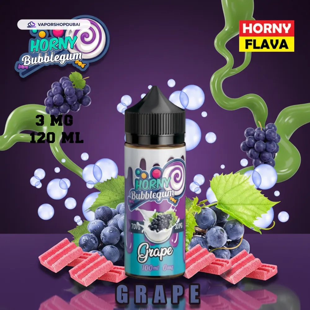 Horny Flava 120ml E-Liquid In UAE 37 grape