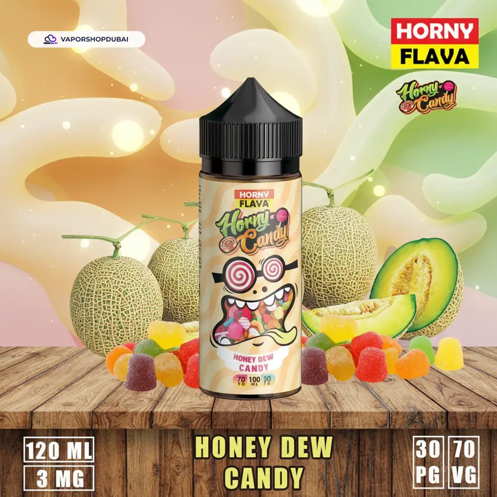 Horny Flava 120ml E-Liquid In UAE 45 honey-dew-candy