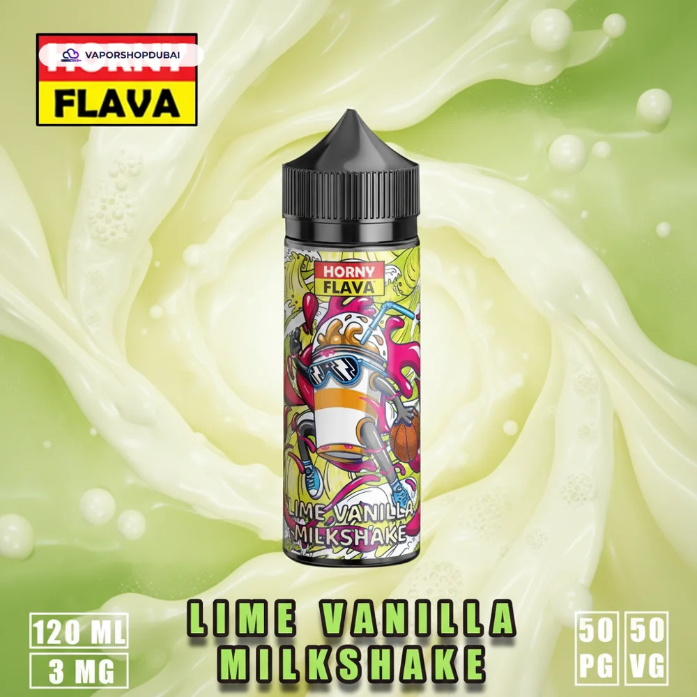 Horny Flava 120ml E-Liquid In UAE 46 lime-vanilla-milkshake
