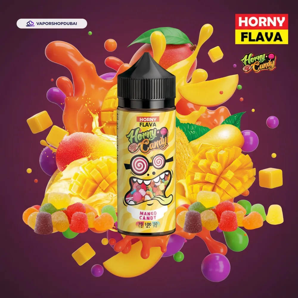 Horny Flava 120ml E-Liquid In UAE 47 mango-candy