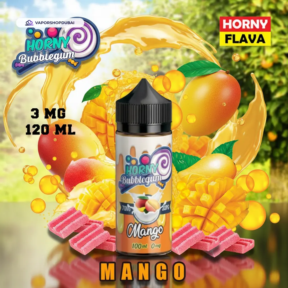 Horny Flava 120ml E-Liquid In UAE 38 mango