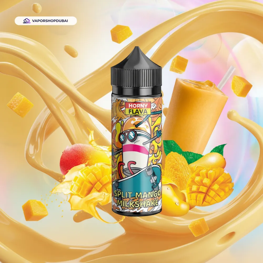 Horny Flava 120ml E-Liquid In UAE 49 split-mango-milkshake