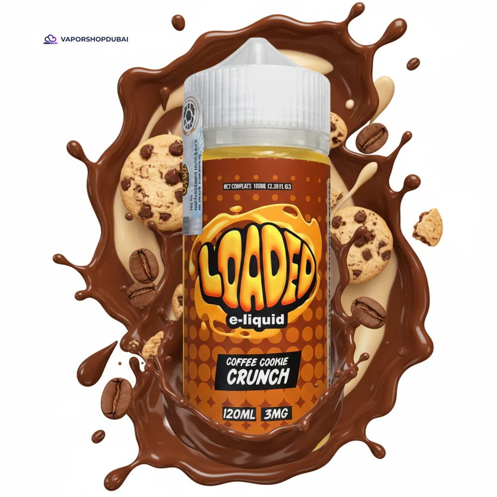 Loaded 120ml E-Liquid In UAE 23 coffee-cookie-crunch