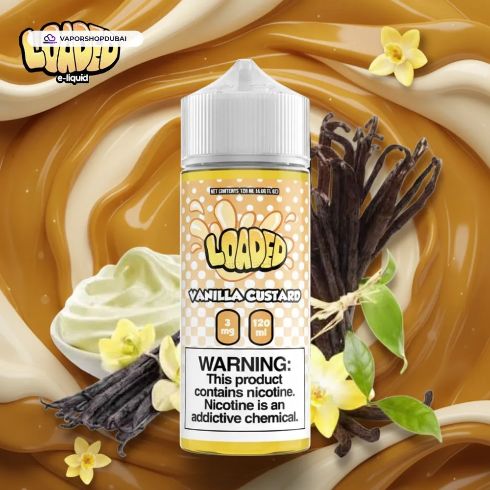 Loaded 120ml E-Liquid In UAE 28 loaded-vanilla-custard