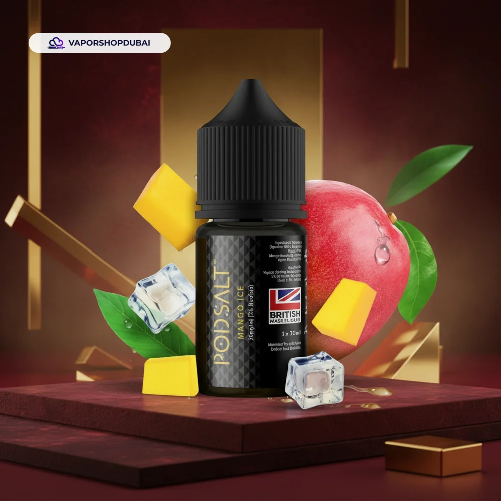 Pod Salt Mango Ice Salt Nic 30ml E-Liquid In UAE 1 Pod Salt Mango Ice Salt Nic 30ml In UAE Featured premium