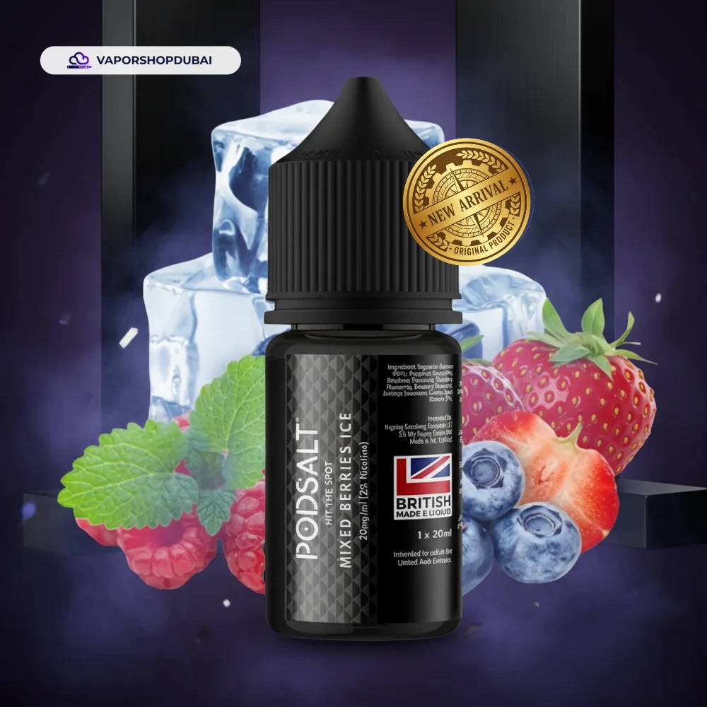 Pod Salt Mixed Berry Ice Salt Nic 30ml E-Liquid In UAE 1 Pod Salt Mixed Berry Ice Salt Nic 30ml In UAE Featured premium