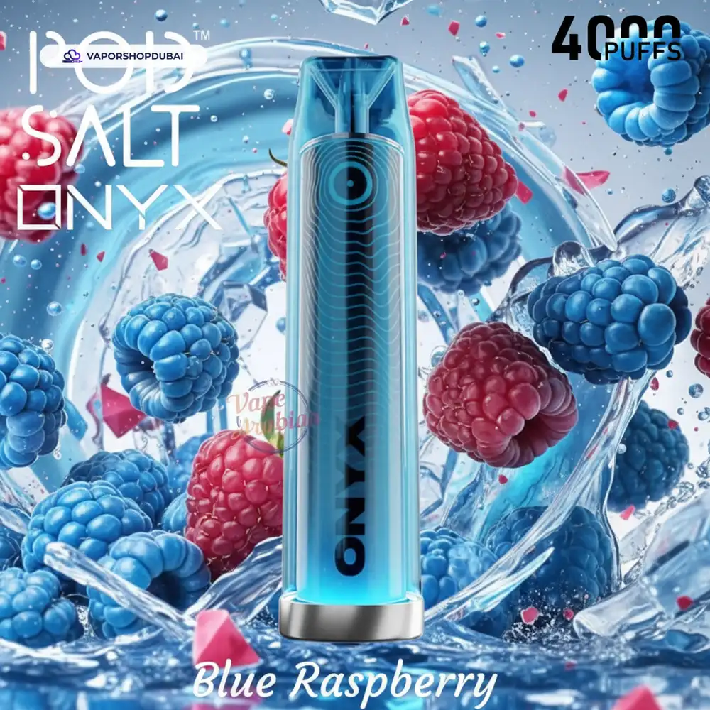 Pod Salt Onyx 4000 Puffs Disposable Vape 20mg/ml In UAE 29 blue-raspberry