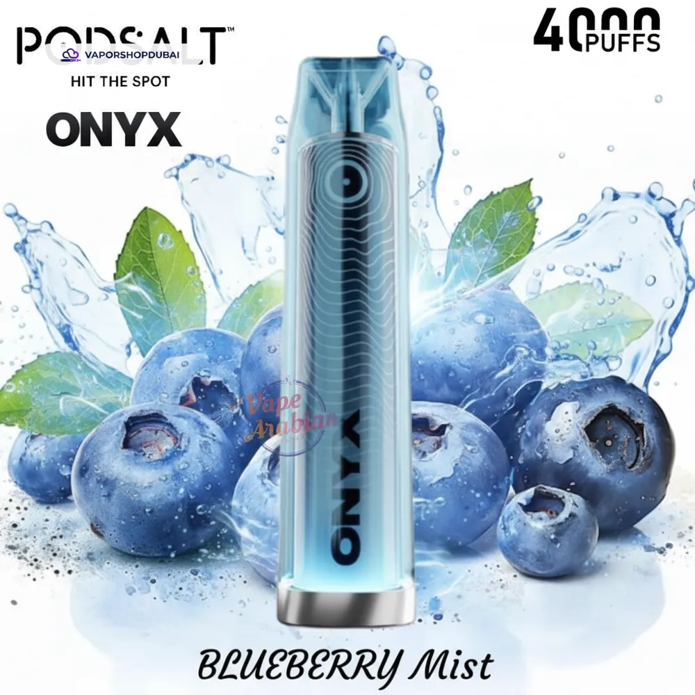 Pod Salt Onyx 4000 Puffs Disposable Vape 20mg/ml In UAE 30 blueberry-mist